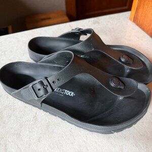 BIRKENSTOCK Gizeh Classic Thong Sandal Size 40 / 9 - 9.5 * Black